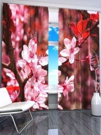 Zasłona Gotowa KWITNĄCE KWIATY