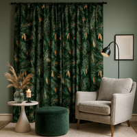 Zasłona gotowa Ciemne gałązki