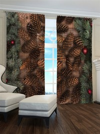 Zasłona Świąteczny stroik