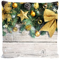 Poduszka ozdobna Złota kokardka 11