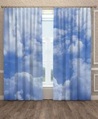 Zasłona Gotowa Obłoki