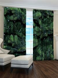 Zasłona Świerkowe gałązki