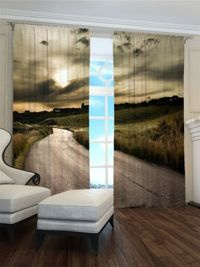 Zasłona gotowa Pochmurny dzień