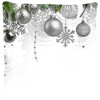 Poduszka ozdobna Srebrne Śnieżynki 20