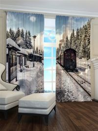 Zasłona Zimowa podróż