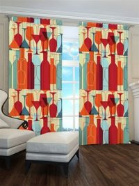 Zasłona Gotowa Kubizm butelkowy
