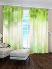 Zasłona gotowa Wiosenne kwiaty 19