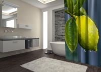 Zasłona Prysznicowa Cytryna