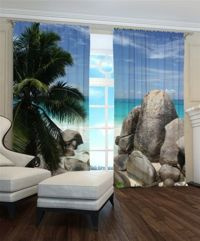 Zasłona gotowa Kamienie w morzu