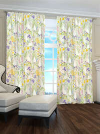 Zasłona gotowa Wiosenne kwiaty 10