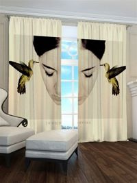 Zasłona Gotowa Panna i kolibry