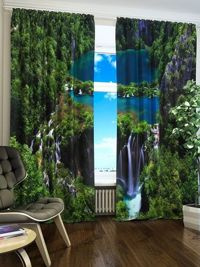 Zasłona gotowa Wodospad