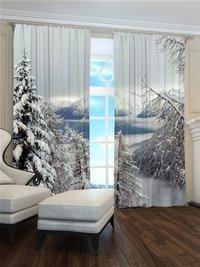 Zasłona W zaspach śniegu