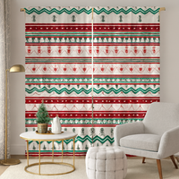 Zasłona gotowa Świąteczne pasy