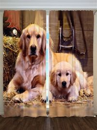 Zasłona Gotowa Psia rodzinka