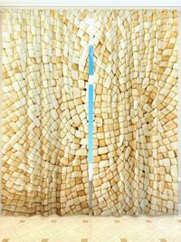 Zasłona Gotowa MOZAIKA BEŻ