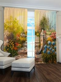 Zasłona Gotowa Tajemniczy ogród