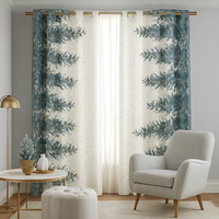 Zasłona gotowa Pionowe świerki 3