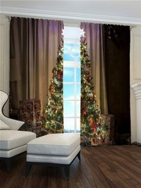 Zasłona choinkowa poświata