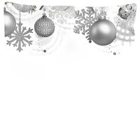 Poduszka ozdobna Srebrne Śnieżynki 21