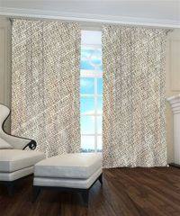 Zasłona gotowa Lniany splot