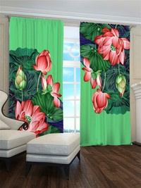 Zasłona gotowa Bajkowe kwiaty