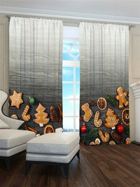 Zasłona Pierniki choinkowe