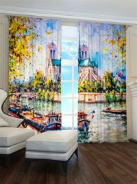 Zasłona Gotowa katedra Notre-Dame