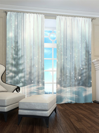 Zasłona gotowa Zima