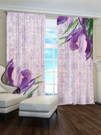 Zasłona gotowa Wiosenne krokusy