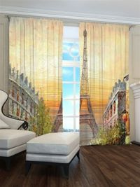 Zasłona Gotowa wieża Eiffla