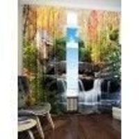 Zasłona Gotowa STRUMYK i domek