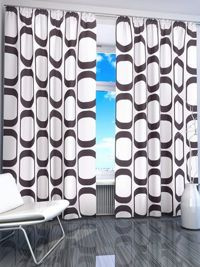 Zasłona gotowa Czarno-białe