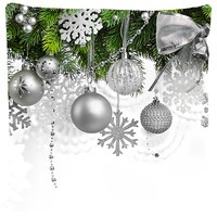 Poduszka ozdobna Srebrne Śnieżynki 16