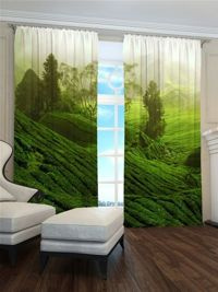 Zasłona Gotowa Herbaciane pola