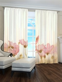 Zasłona gotowa Wiosenne kwiaty 17