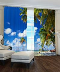 Zasłona gotowa Rajski zakątek
