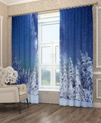 Zasłona gotowa Mroźna noc