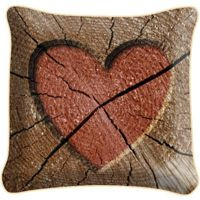 Poduszka ozdobna PĘKNIĘTE SERCE