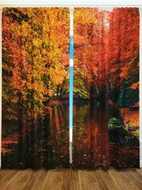 Zasłona Gotowa JESIENNY STAW