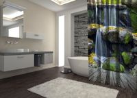 Zasłona Prysznicowa Pomost i Wodospad