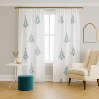 Zasłona gotowa Choinkowy las 2