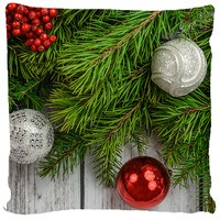 Poduszka ozdobna Świątecznie z jarzębiną 50