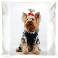 Poduszka ozdobna Piesek w ubranku