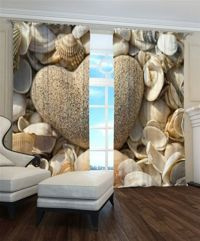 Zasłona gotowa Kamienne serce