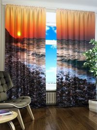 Zasłona gotowa Brzeg morza