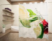 Zasłona Prysznicowa Cytrynowe wariacje