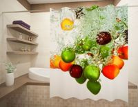 Zasłona Prysznicowa  Kolorowe owoce
