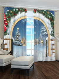 Zasłona gotowa Zimowe wrota