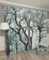 Zasłona gotowa Mroźna zima